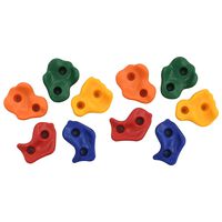 vidaXL Piedras de escalada 10 unidades PE multicolor