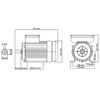 vidaXL Motor el&eacute;ctrico monof&aacute;sico aluminio 1,5kW/2HP 2 polos 2800 RPM