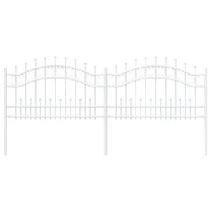 vidaXL Valla de Jard&iacute;n KAMPEN 240 x 118 cm Blanco