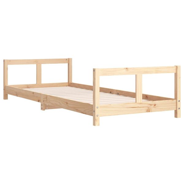 vidaXL Estructura de cama para ni&ntilde;os madera maciza de pino 80x200 cm