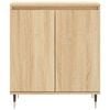 vidaXL Aparador de madera contrachapada roble Sonoma 60x35x70 cm