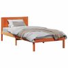 vidaXL Estructura de cama Marrón 90 x 190 cm Madera maciza de Pino