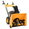 vidaXL M&aacute;quina quitanieves 6,5 HP amarillo y negro