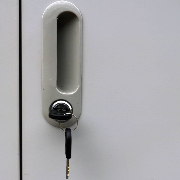 vidaXL Armario de Taquilla Gris 45 x 90 x 180 cm