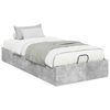 vidaXL Estructura de Cama Ottoman Gris Concreto 193 x 120 x 25 cm