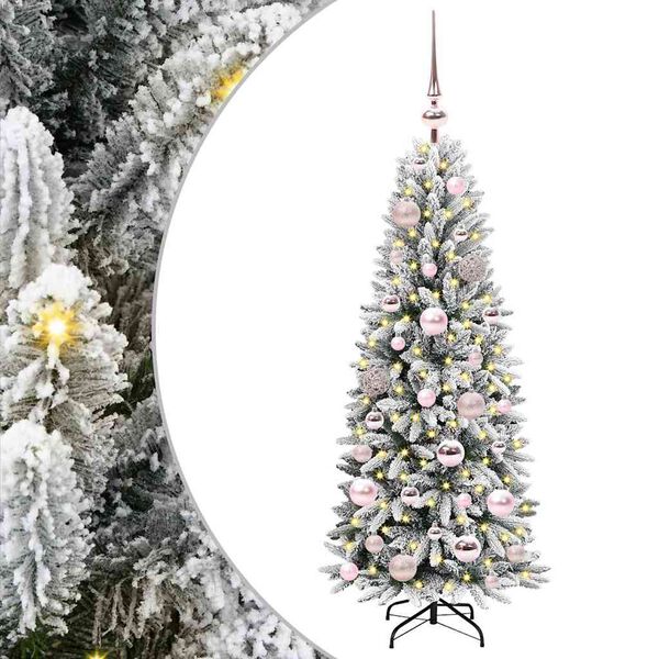vidaXL &Aacute;rbol de Navidad artificial 120 cm PVC y Pl&aacute;stico y Acero y PE