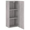 vidaXL Mueble TV de pared madera ingenier&iacute;a gris Sonoma 40,5x30x102 cm