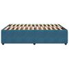 vidaXL Estructura de cama de terciopelo azul 160x200 cm