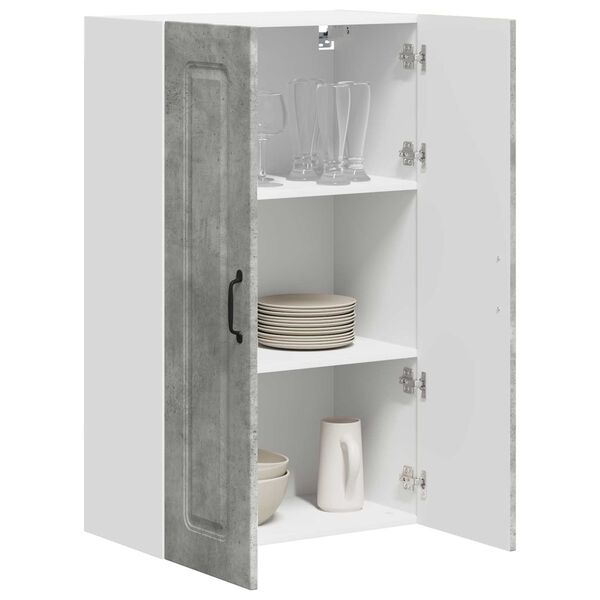 vidaXL Mueble de Cocina Kalmar Gris Concreto 60 x 31 x 100 cm