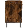 vidaXL Banco zapatero madera de ingenier&iacute;a roble ahumado 102x35x55 cm