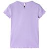 Camiseta infantil color lila 116