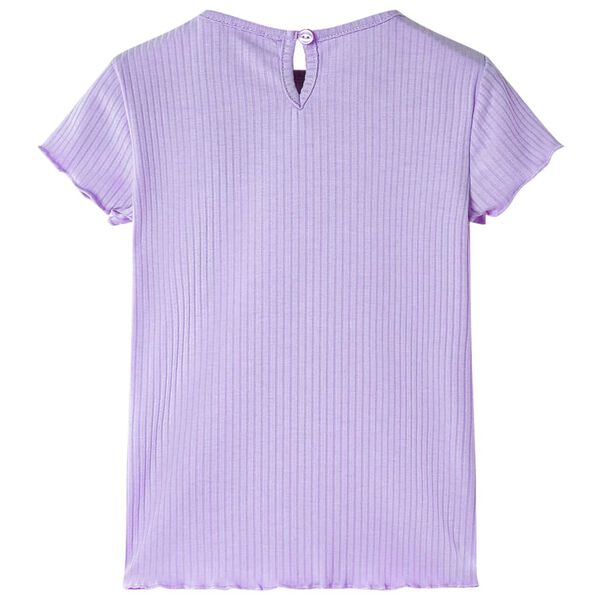 Camiseta infantil color lila 116