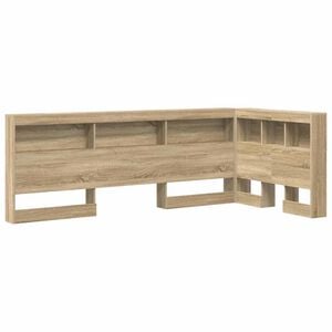 vidaXL Cabecera de almacenamiento Roble Sonoma Madera de ingenier&iacute;a