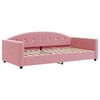 vidaXL Sof&aacute; cama nido terciopelo rosa 100x200 cm