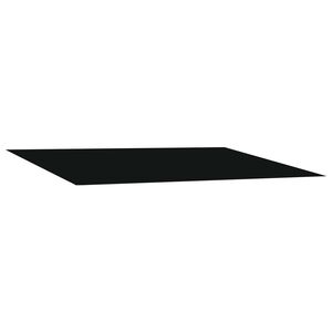 vidaXL Tela de Repuesto para Toldos Negro 350 x 250 cm Poli&eacute;ster
