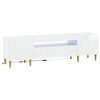 vidaXL Mueble de TV LED DELFT 153 x 35 x 43 cm Blanco Brillante