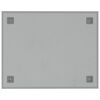 vidaXL Pizarra magn&eacute;tica de pared vidrio templado blanco 50x40 cm