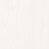 vidaXL Tumbona de madera maciza de pino blanca 205x70x31,5 cm