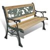vidaXL Banco de jard&iacute;n para ni&ntilde;os madera 84 cm