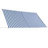 vidaXL Toldo retr&aacute;ctil 300x150 cm azul y blanco