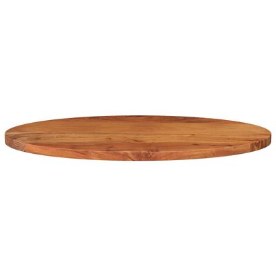 vidaXL Tablero de mesa ovalado madera maciza de acacia 120x50x3,8 cm