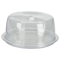 Excellent Houseware Plato con tapa para tartas transparente 34 cm