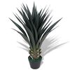 vidaXL Planta de yuca artificial con macetero 85 cm verde