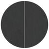vidaXL Lona para el fondo de la piscina Negro &Oslash; 244 cm Tela no tejida