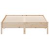 vidaXL Estructura de cama sin colch&oacute;n madera maciza de pino 135x190 cm