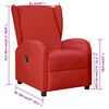 vidaXL Sill&oacute;n orejero el&eacute;ctrico reclinable cuero sint&eacute;tico rojo tinto