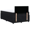 vidaXL Cama box spring con colch&oacute;n terciopelo negro 120x200 cm
