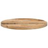 vidaXL Tablero de mesa redondo madera maciza mango rugosa Ø 40x3,8 cm
