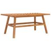 vidaXL Mesa de centro madera maciza acacia 100x50x45 cm