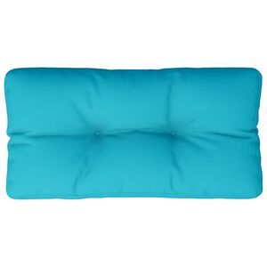vidaXL Coj&iacute;n para pal&eacute;s tela turquesa 70x40x12 cm