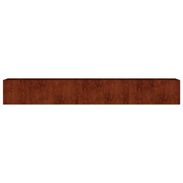 vidaXL Jardinera acero corten 280x40x40 cm