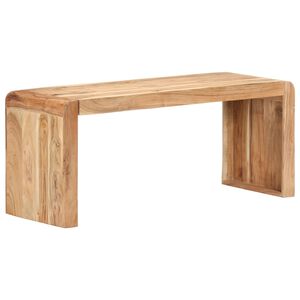 vidaXL Banco de madera de acacia maciza 110x38x46 cm