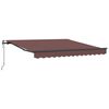 vidaXL Toldo retr&aacute;ctil autom&aacute;tico burdeos 300x250 cm