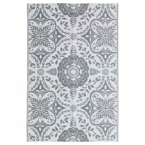 vidaXL Alfombra de exterior PP ARAKIL gris claro 190x290 cm