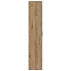 vidaXL Vitrina Roble artisan 80 x 35 x 180 cm Madera contrachapada