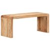 vidaXL Banco de madera de acacia maciza 110x38x46 cm