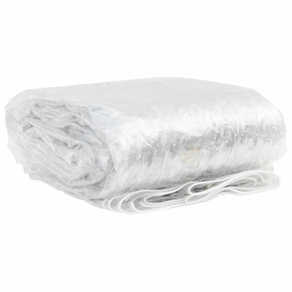 vidaXL Lona transparente con ojales PVC 1x4 m