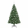vidaXL &Aacute;rbol de Navidad artificial Verde 180 cm PVC y Acero y Pl&aacute;stico