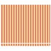 vidaXL Toldo retr&aacute;ctil aluminio y tela amarillo y blanco 4,5x3 m