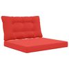 vidaXL Coj&iacute;n para sof&aacute; de exterior Poli&eacute;ster Rojo 80 x 68,5 x 8 cm