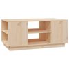 vidaXL Mesa de centro de madera maciza de pino 90x49x40,5 cm