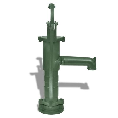 vidaXL Bomba de agua de jardín con soporte hierro fundido