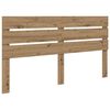 vidaXL Cabecero Roble artisan Madera de ingenier&iacute;a
