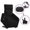 vidaXL Sill&oacute;n de masaje el&eacute;ctrico reclinable elevable tela negro