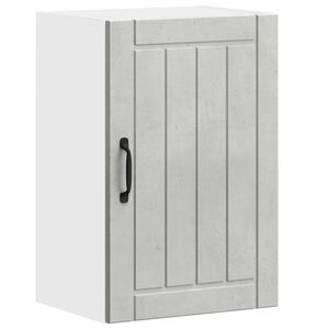 vidaXL Armario de pared cocina Lucca madera contrachapada gris cemento