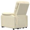 vidaXL Sill&oacute;n elevable tela crema